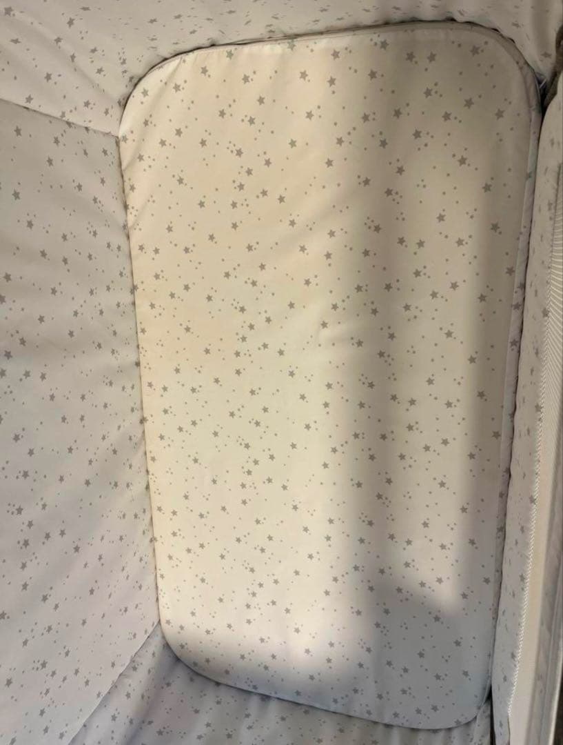 【美品】HZDMJベビーベッド2022年モデル グレー