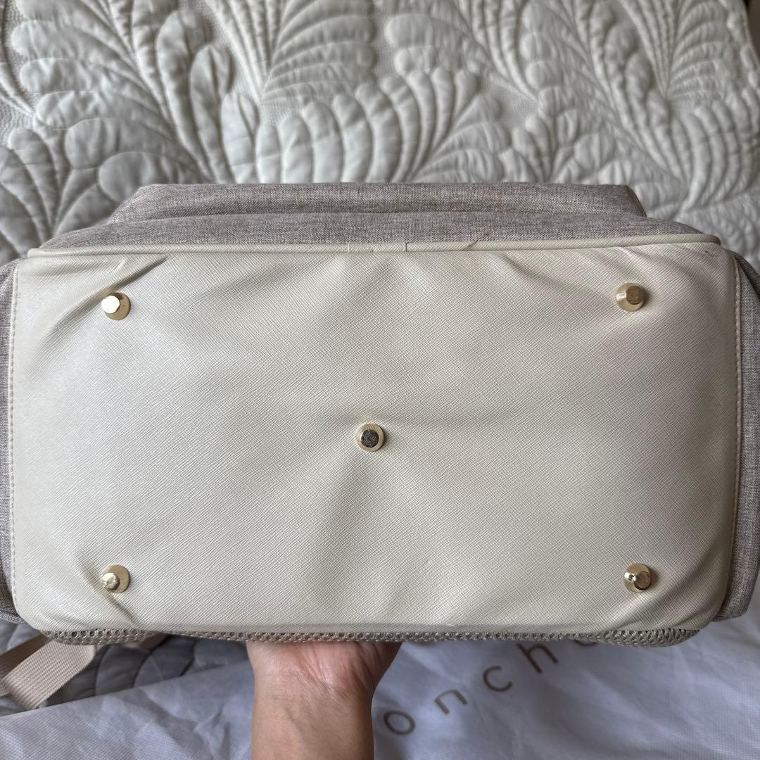 monchéri ベージュ キャリーバッグ