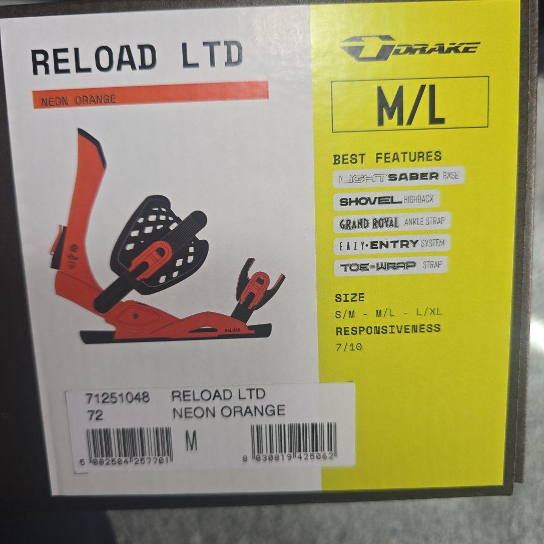 ドレイクリロードリミテッド　DRAKE　バインディング　スノボ 25/26モデル