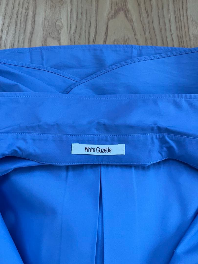 Whim Gazette ロゴシシュウオーバーシャツ　ウィムガゼット