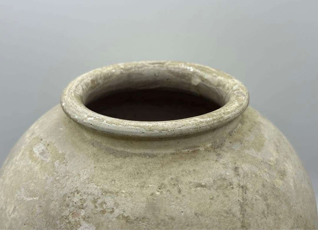 超貴重　唐時代　白磁大壺　アンティーク　送料込み0626