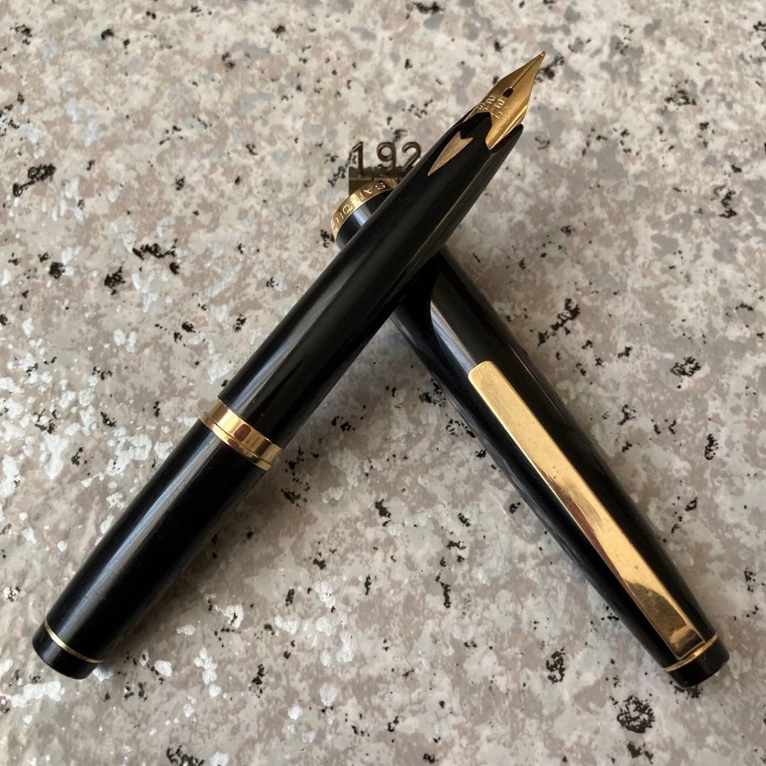 #192 オーバーホール済み 万年筆 SAILOR ショート象嵌 23k