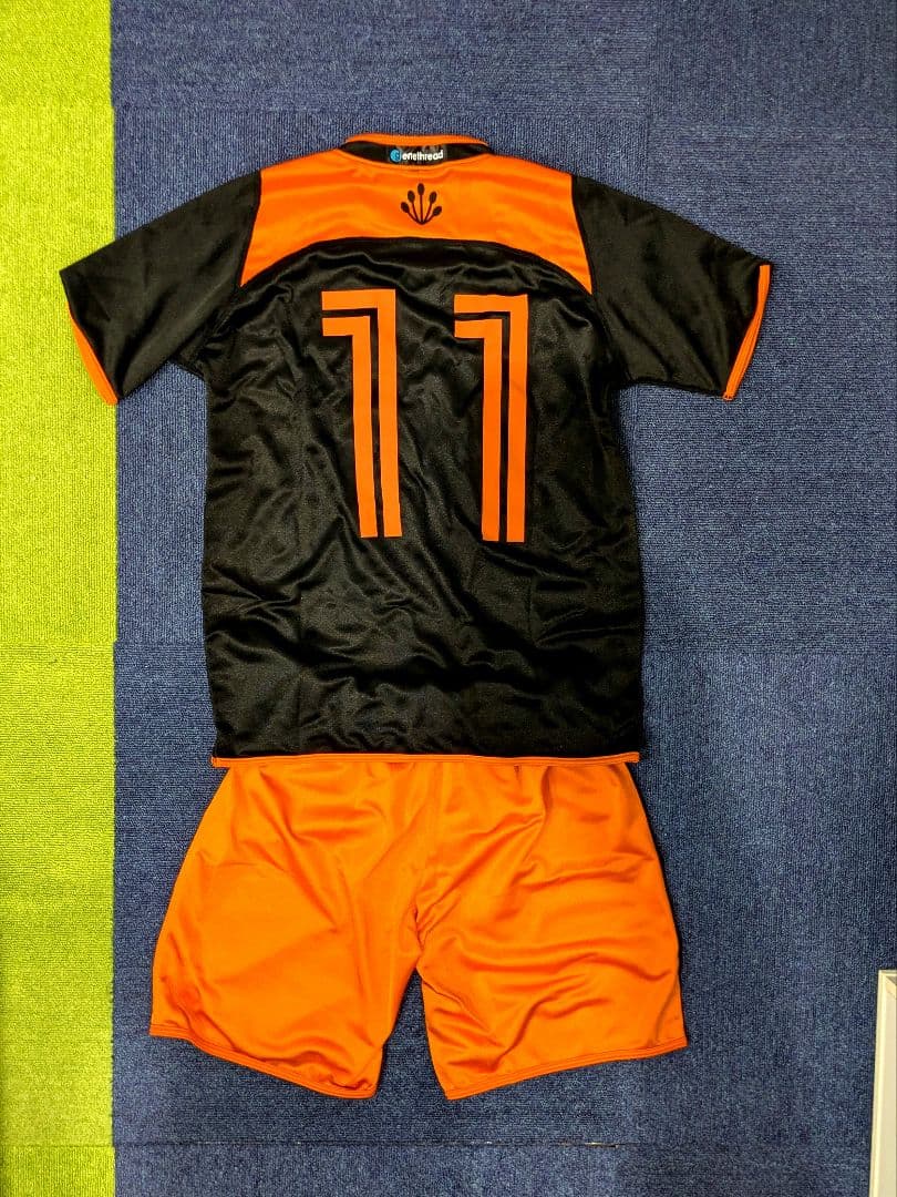 【チーム対応12枚】ジュニア　サッカー　フットサル　ユニ　150/S　オリジナル