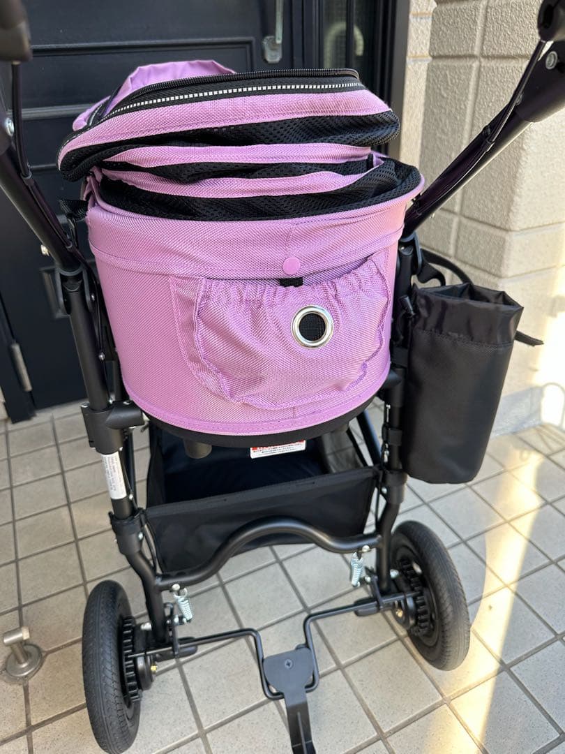 エアーバギードーム2 Airbuggy ライラック色 M フレーム ブレーキ付き