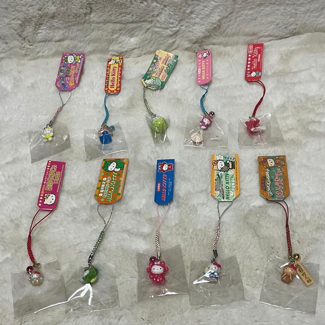 【ハローキティ ご当地ストラップ キーホルダー 47個まとめ売り