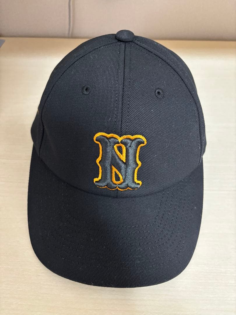 NEIGHBORHOOD ベースボールキャップ ブラック・ゴールド