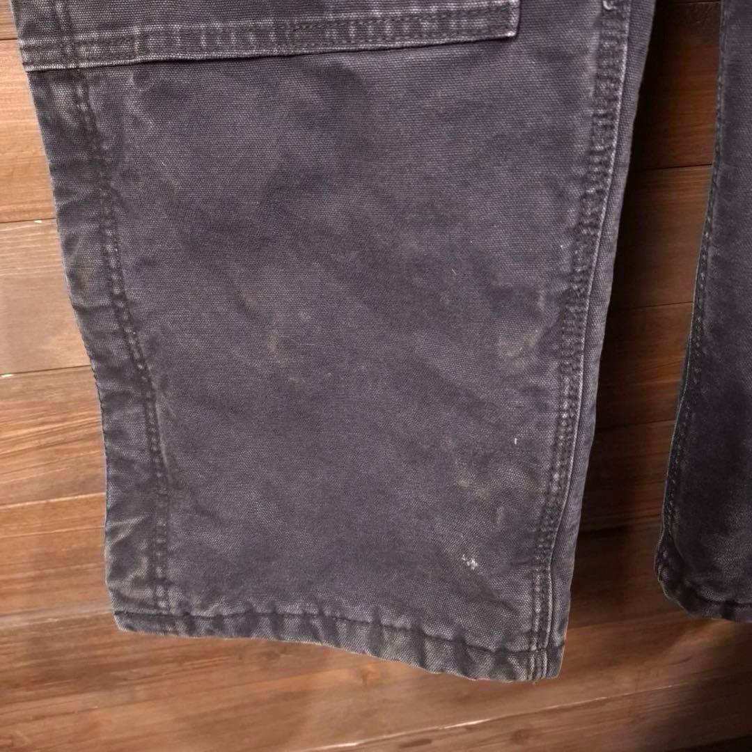 00s carhartt カーハート ダック地 ダブルニー オーバーオール 黒