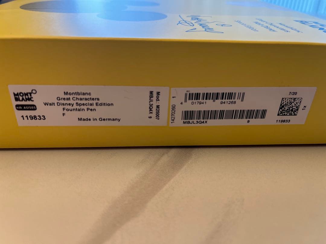 Montblanc 万年筆 Disneyディズニー スペシャルエディションF細字