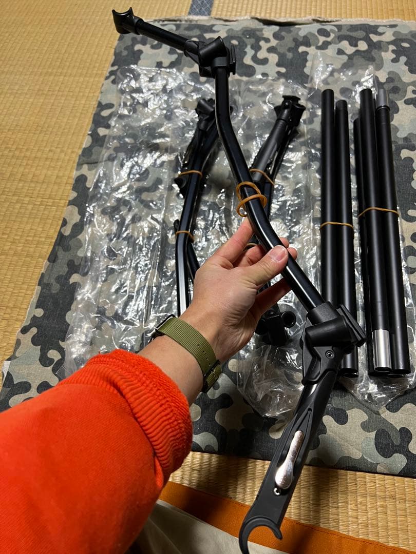 ヘリノックス　タクティカルコット　フレームのみ 未使用　フィールドテーブルなどに