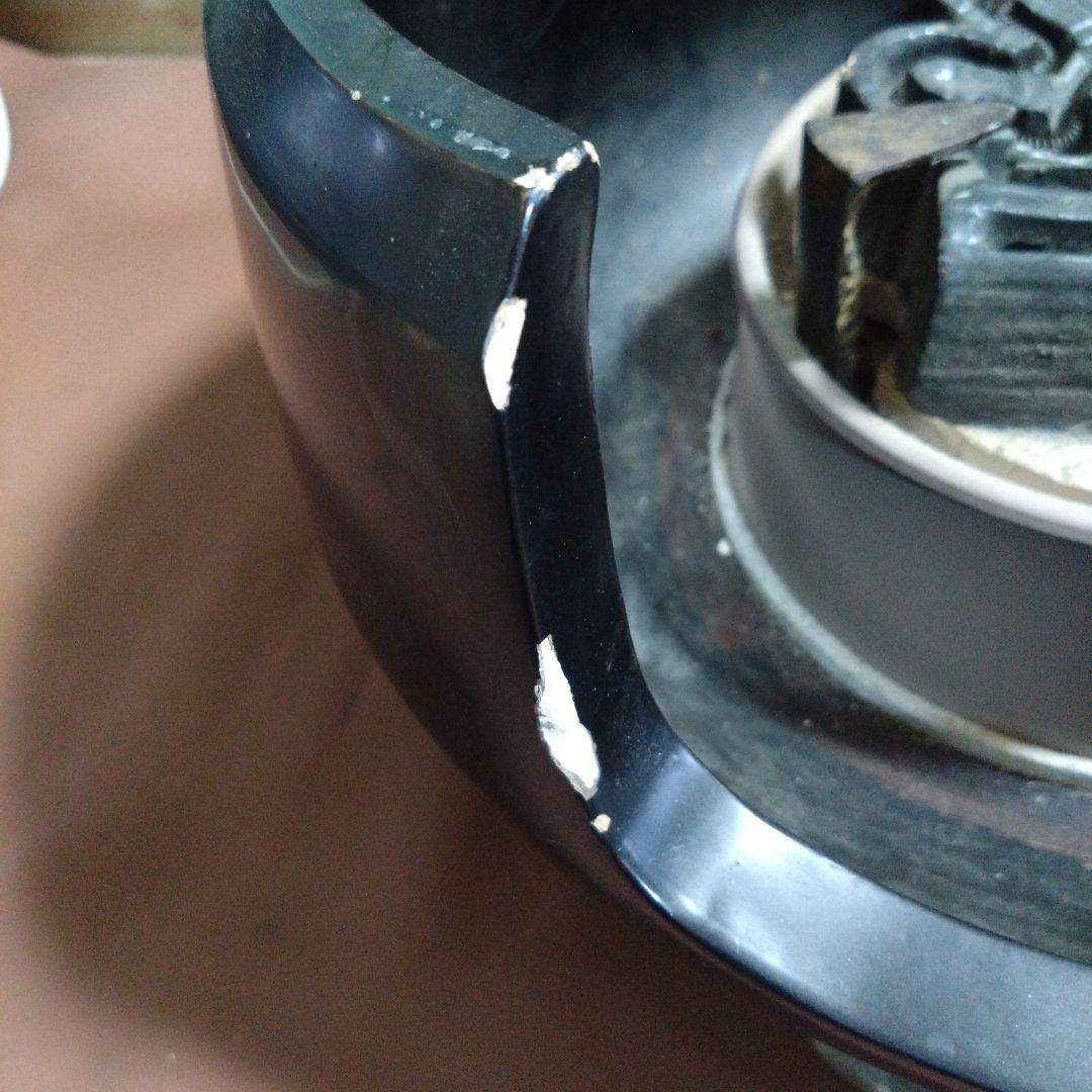 野々田商店製　黒真塗　風炉型　電熱器