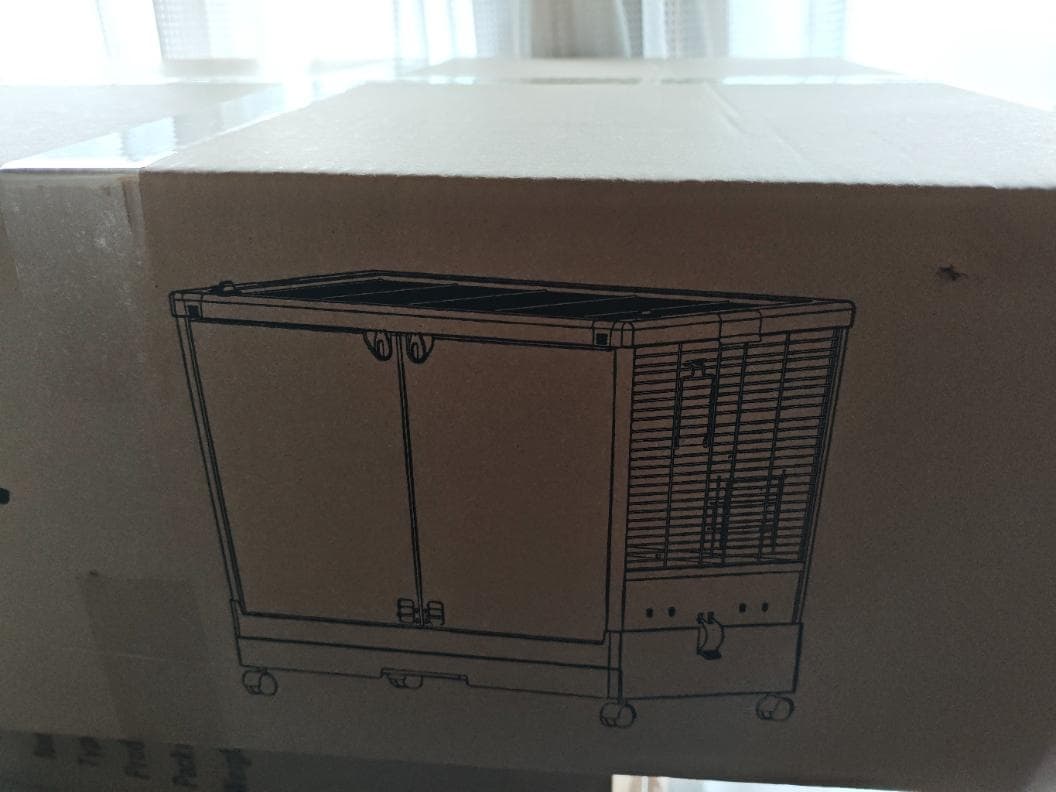 Ruexue 鳥かご 大型 バードケージ 65cm幅 ホワイト