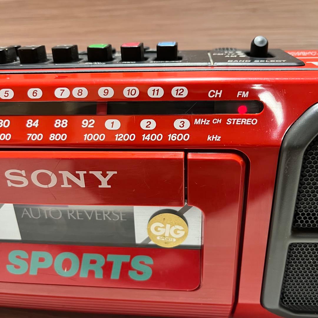 上*創様 【希少品】SONY SPORTS CFS-V75 レッド