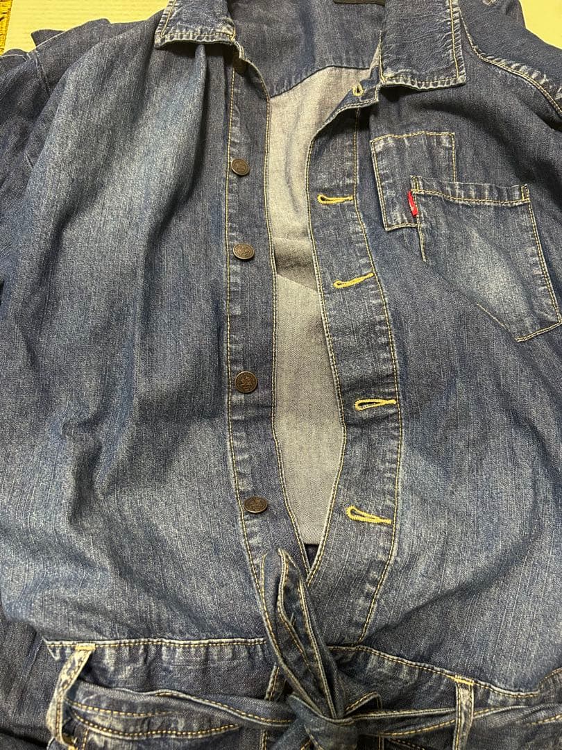 glamb インディゴデニム オーバーオール