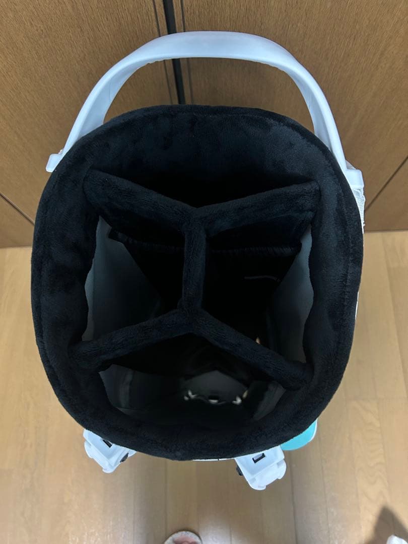 MG スタンド式ゴルフバッグ 水色