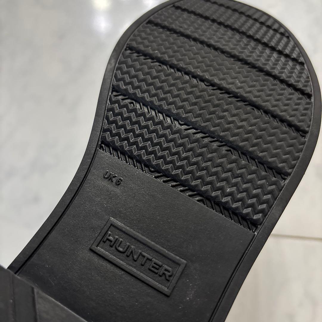 ⭐︎専用⭐︎HUNTER ハンター　リボンペニーローファーレインシューズ UK6