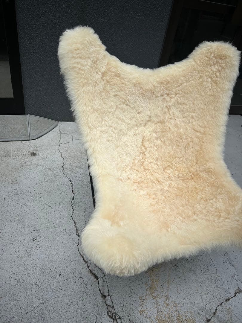 climax***断捨離中 バタフライチェア シープスキン cuero