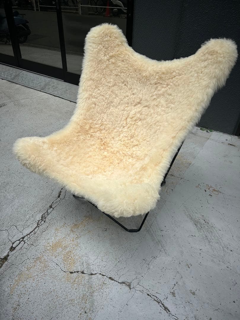 climax***断捨離中 バタフライチェア シープスキン cuero