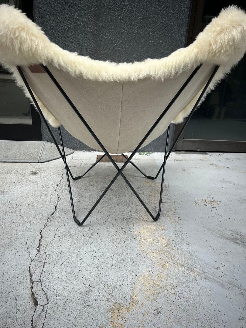 climax***断捨離中 バタフライチェア シープスキン cuero