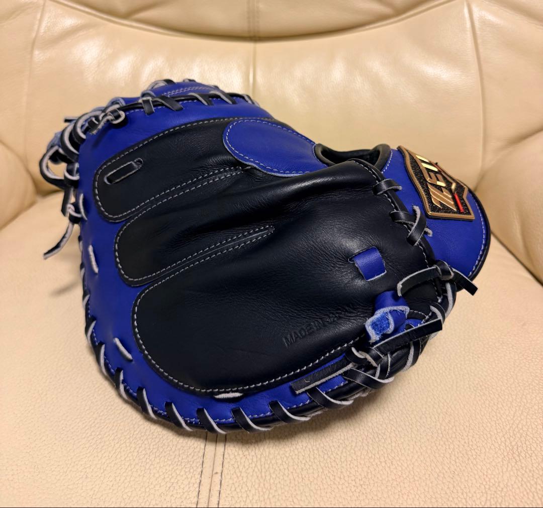 ゼット　プロステイタスオーダー軟式ミット　ヤクルト中村モデル　型付け済み