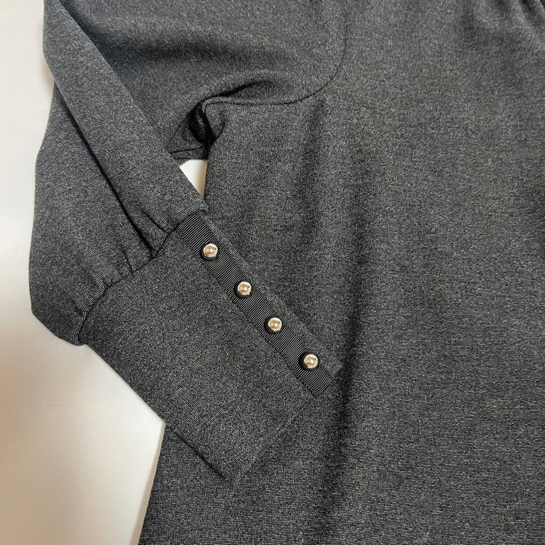 新品未使用！M'S GRACYバックシフォンリボンワンピース40