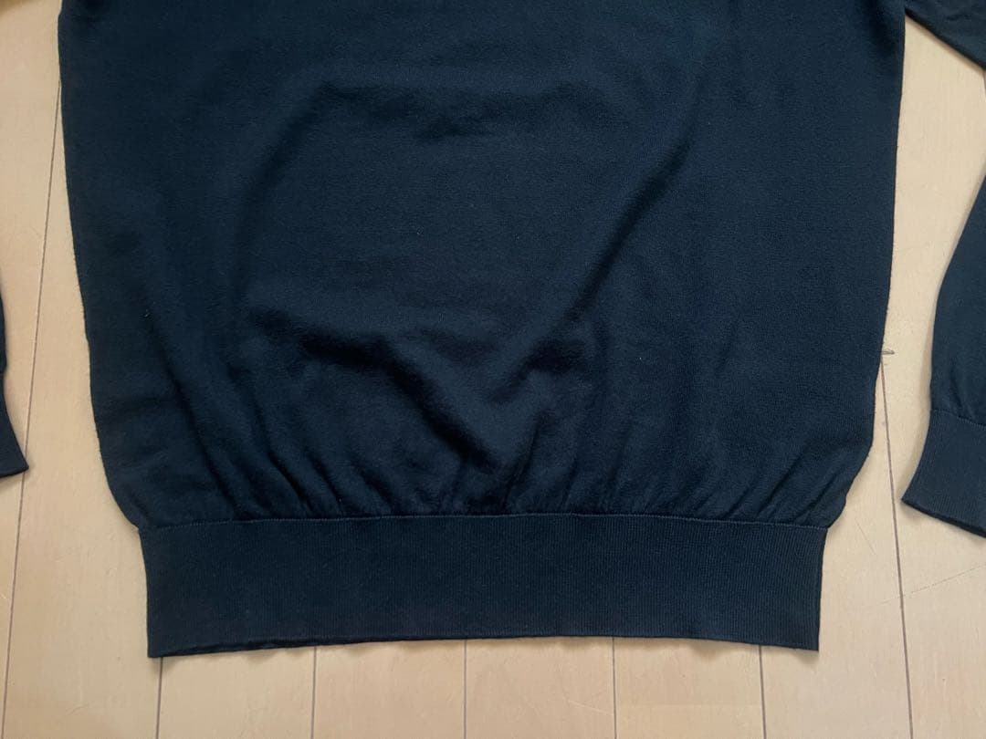 John Smedley クルーネック　ニット　シーアイランドコットン M 黒