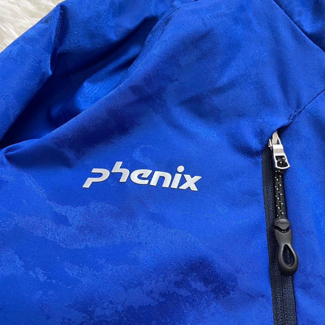 高級感✨フェニックス スキーウェア セット 上下 メンズ M 青 黒 総柄