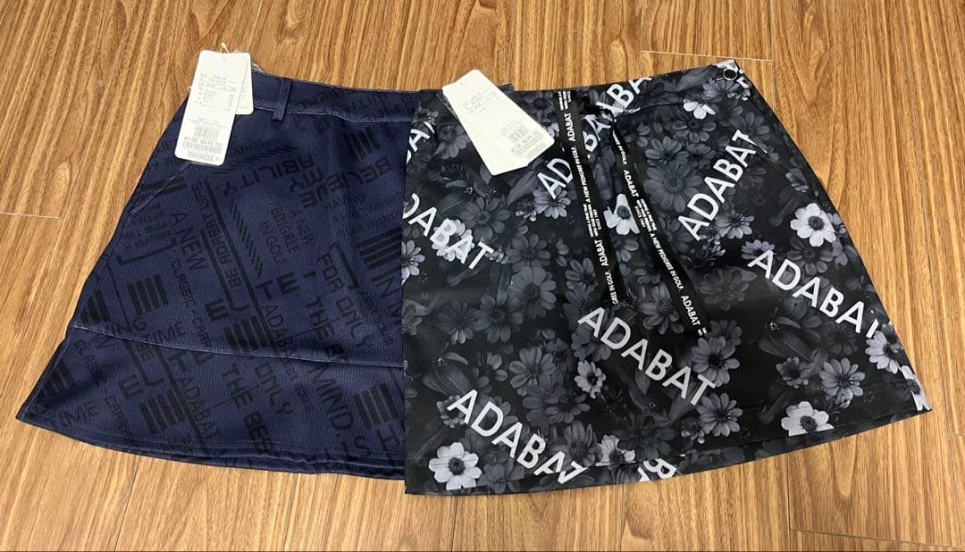 【新品タグ付】adabat ゴルフスカート2点セット 定価5.3万 S・Mサイズ