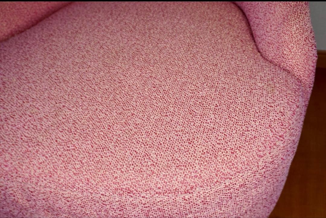 【1人掛け】unico SOPHIE ウニコ ラウンジチェア（ピンク・赤）2台