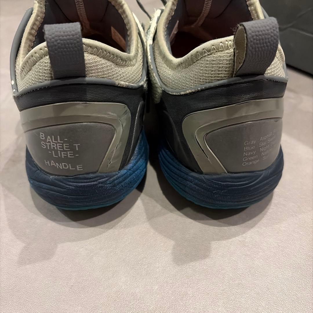 ASICS ballaholic バスケットシューズ 25.5㎝　替え紐、外箱付