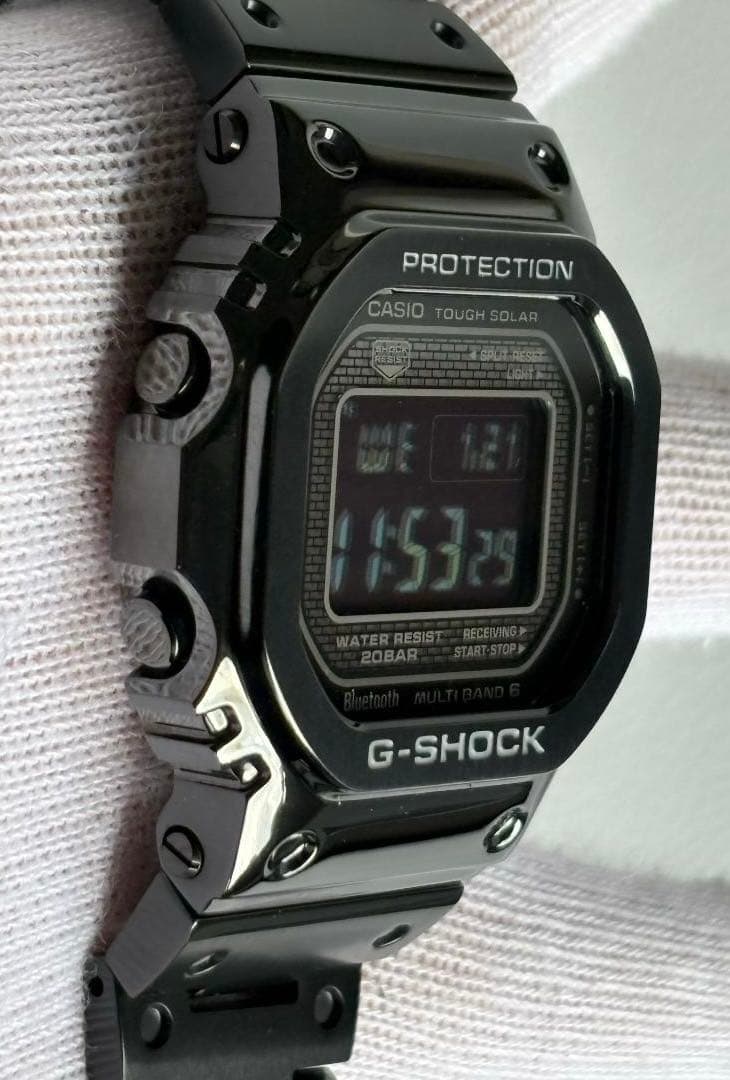 美品　CASIO G-SHOCK GMW-B5000 ブラック 電波ソーラー