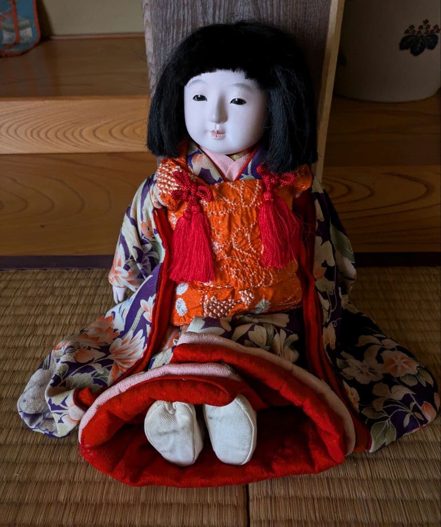 12号　昭和初期　戦前　作者不明市松人形　ビスクドール　ひな祭り