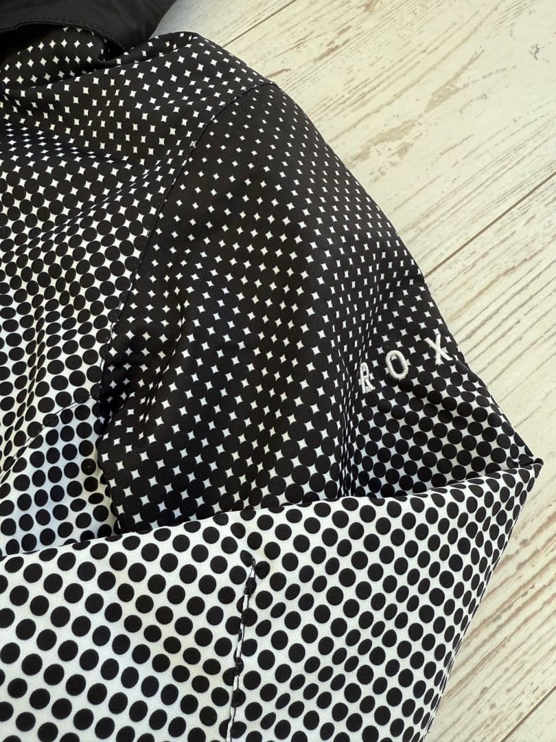 ROXY スキーウェア フード付き ドットパターン