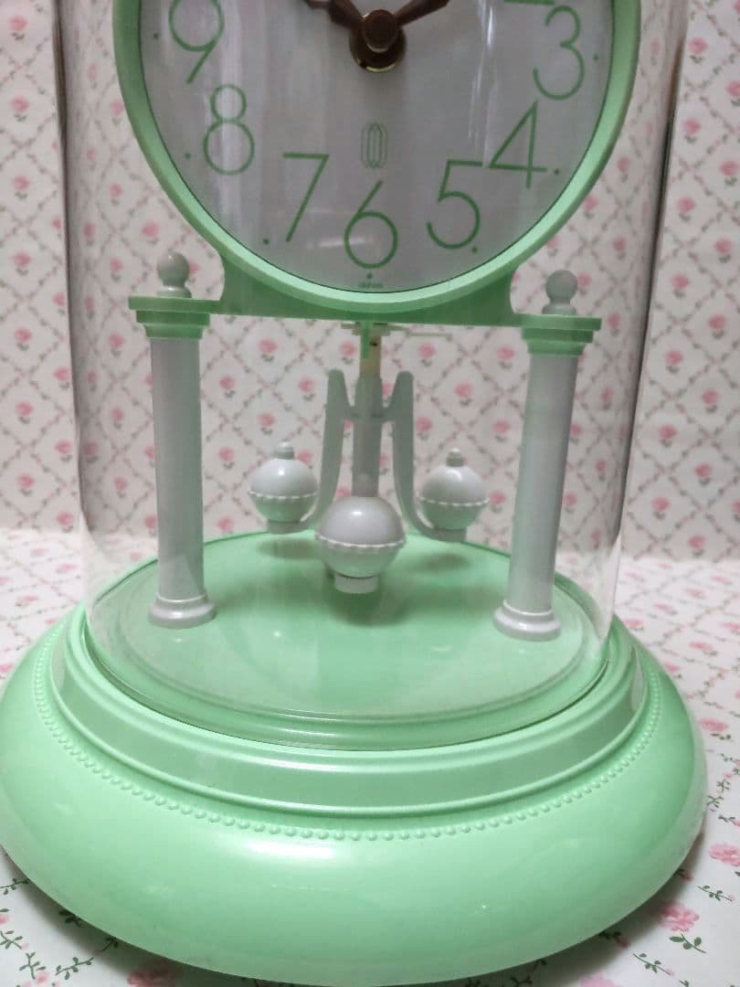 美品 ジャパンヴィンテージ 置時計 日本製 マスタークォーツ 未使用品 当時物