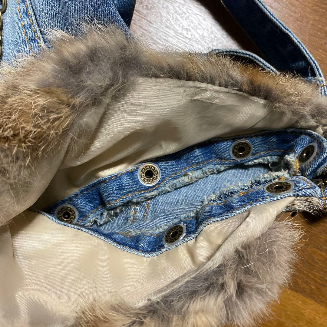 d.i.a. ファー付き　　レッグウォーマー