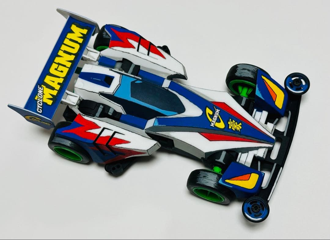 2次元塗装　サイクロンマグナム ミニ四駆