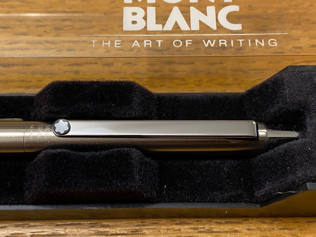 【新品・未使用】MONTBLANC モンブラン ノック式ボールペン Sライン