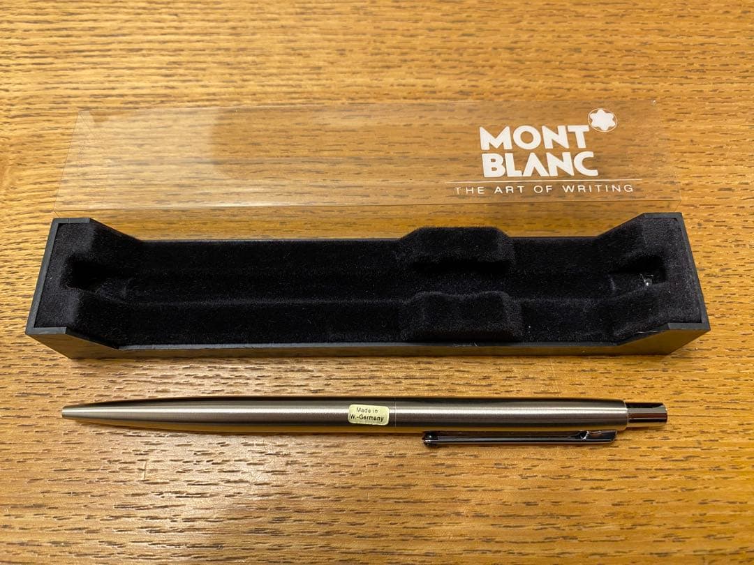 【新品・未使用】MONTBLANC モンブラン ノック式ボールペン Sライン