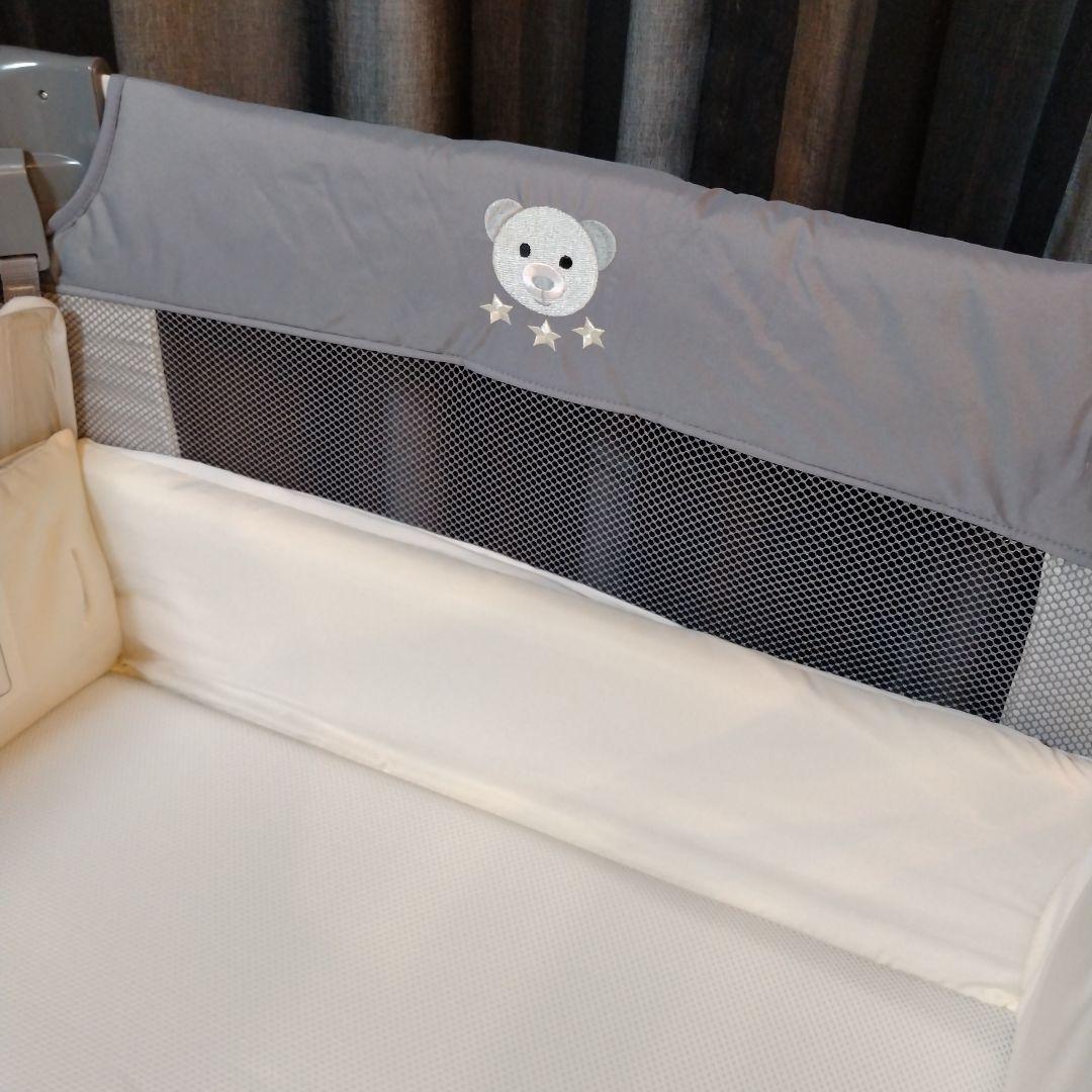✨️最上位モデル✨️ アップリカ ココネルエアーAB ベビーベッド グレーベア