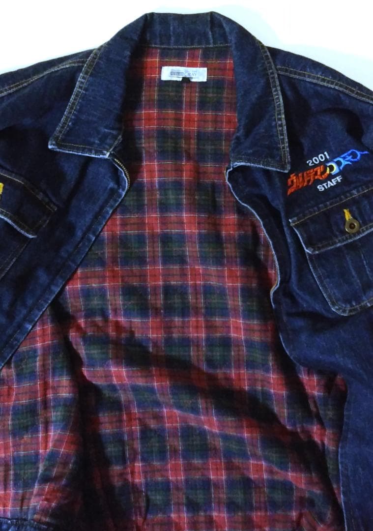 ウルトラマンコスモス 鈴木清サイン デニム スタッフブルゾン 円谷英二 怪獣