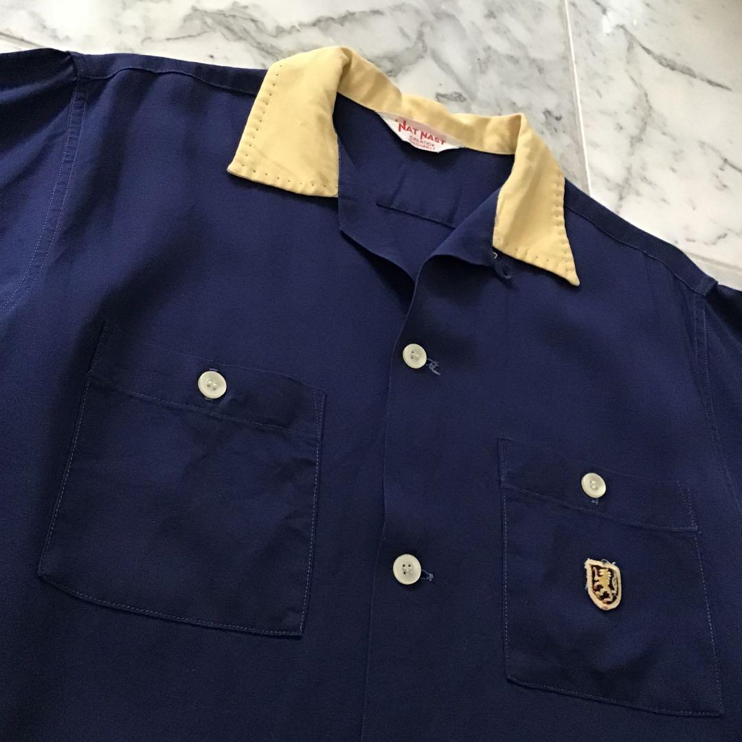 50s～60s NAT NAST ボーリングシャツ オリジナル