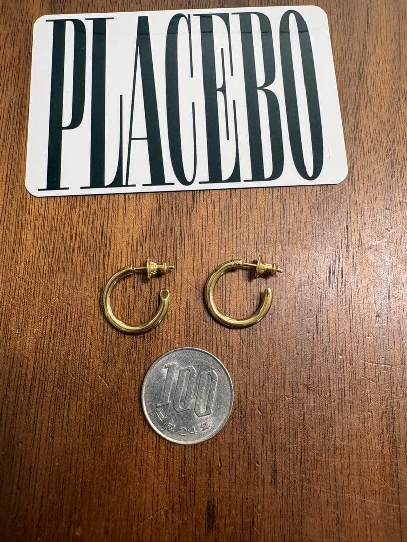 キャリアリング　301 PLACEBO ゴールド 両耳