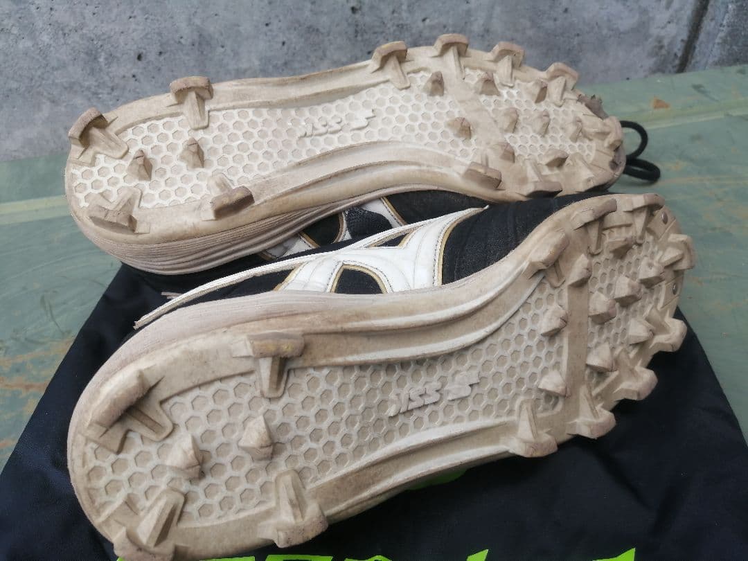 SSK プロエッジ スパイク ブロックソール 菊池モデル スウェード 黒/金