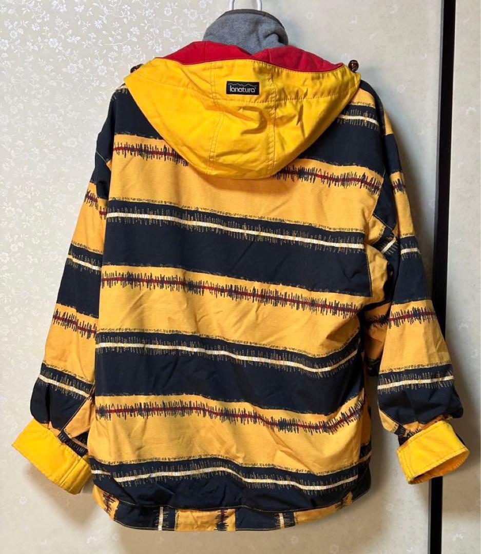 美品　ストライプ アノラックジャケット ウィンタースポーツ用
