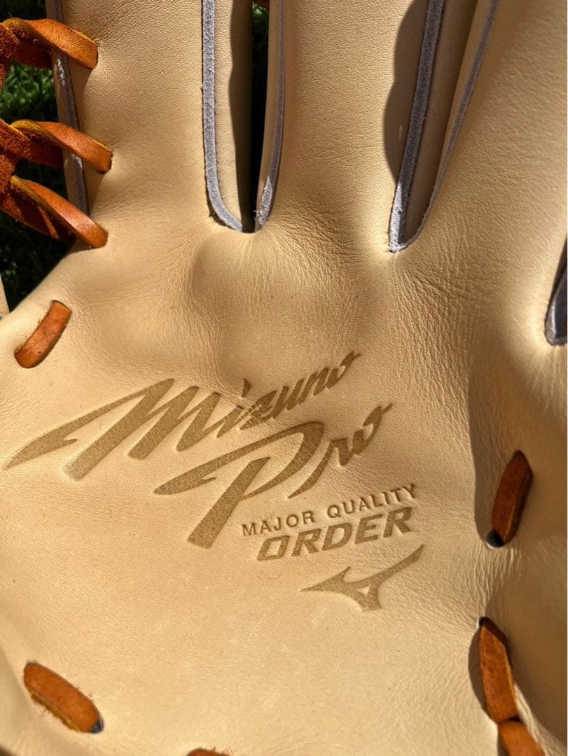 ミズノプロ　硬式　オーダー　HAGA　栗原　外野用　定価71,500円　グラブ