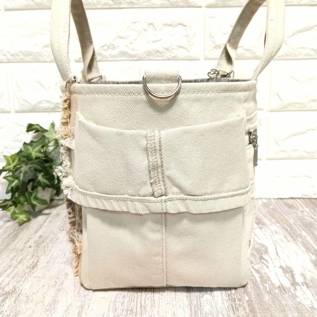 リメイクデニム★パッチワークサイドポケットトートバッグ Full set