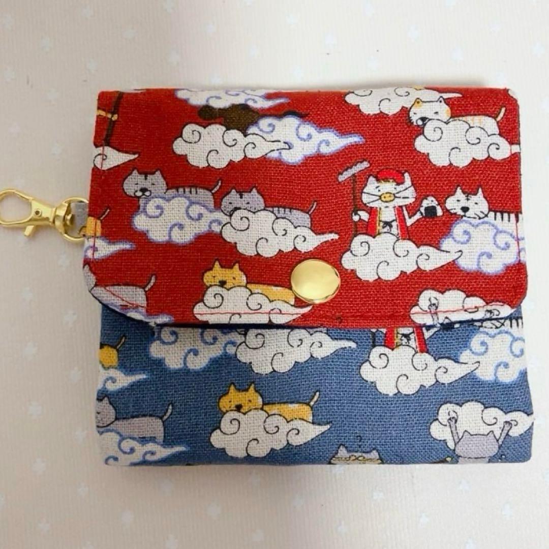 チャッピー。 A4サイズ トートバッグ ポーチ ねこ生地パッチワーク