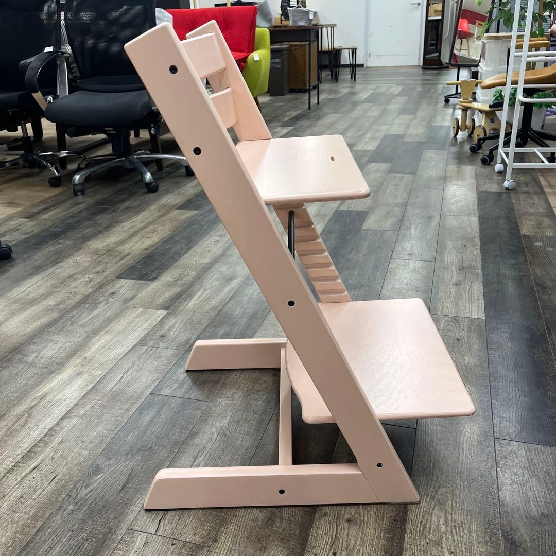 美品 ストッケ トリップトラップ ピンク S/N6 セレーヌピンク