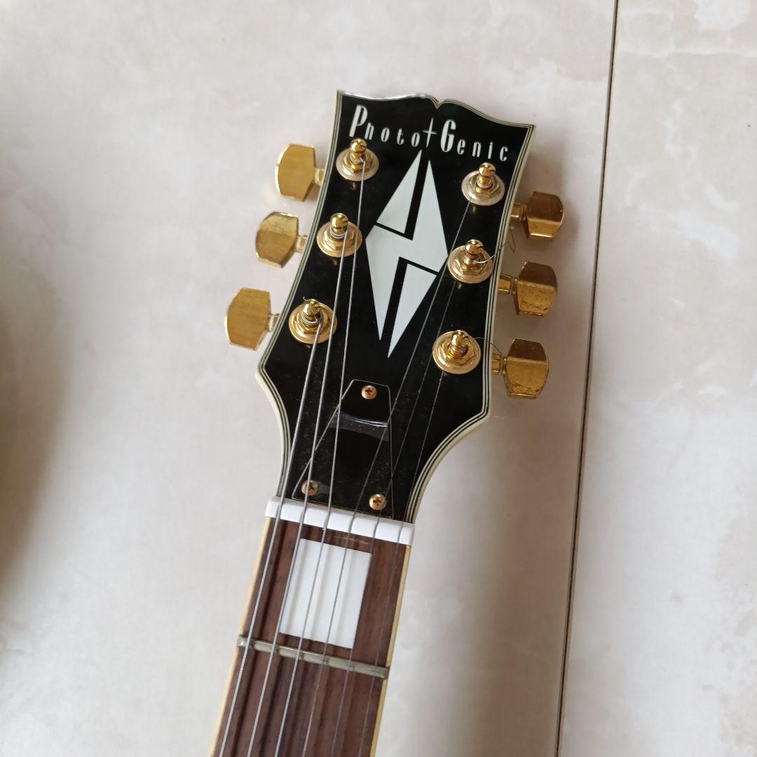 ProtocGenic レスポールスタイル エレキギター アイボリー