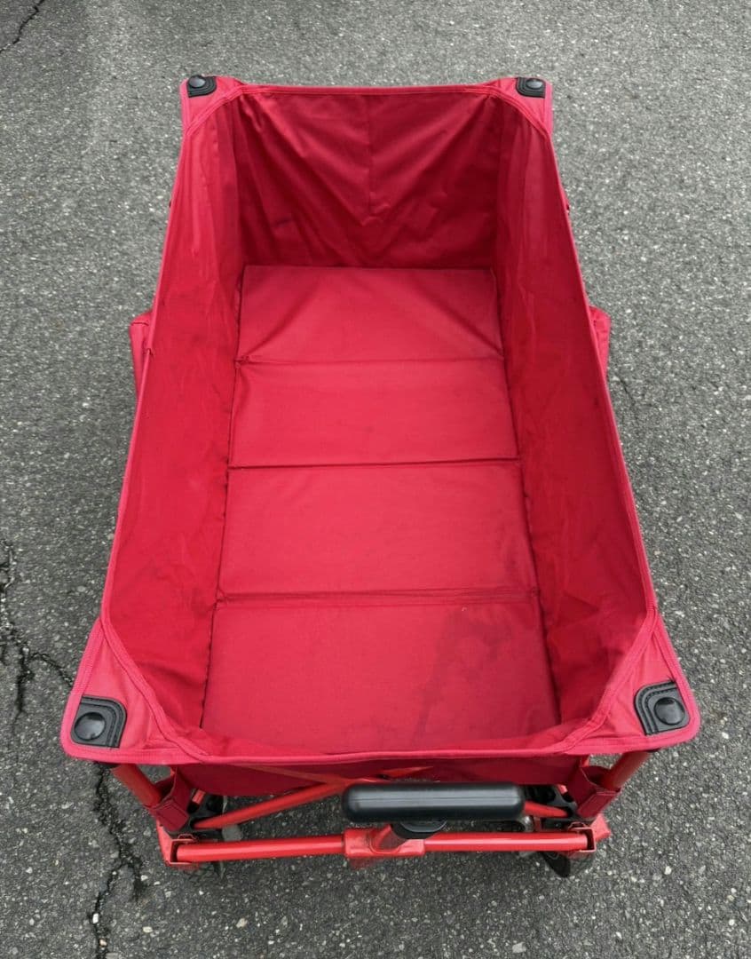 Coleman 赤 キャリーカートテーブルセット
