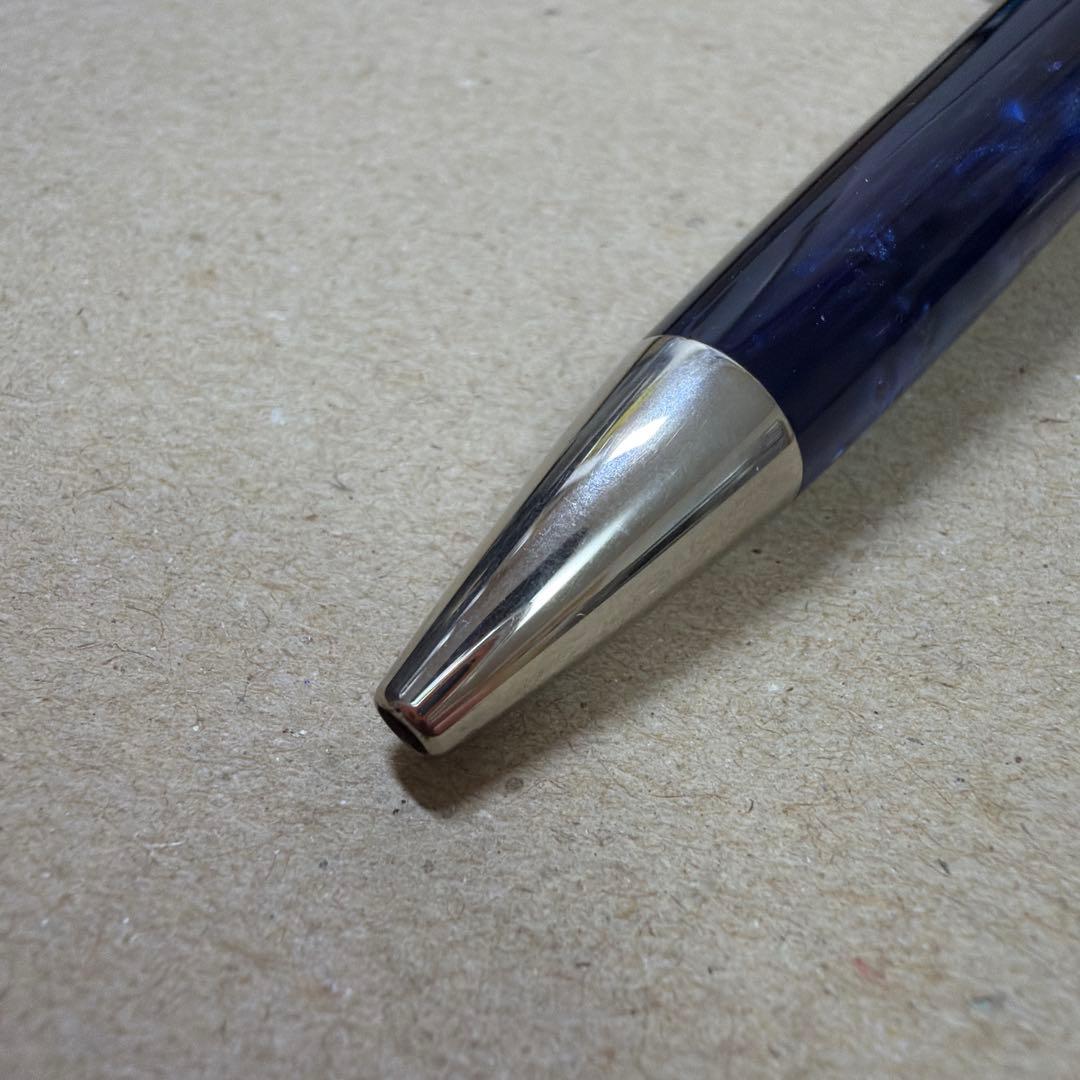 廃盤 DELTA デルタ ヴィンテージ コレクション ブルー ボールペン 回転式